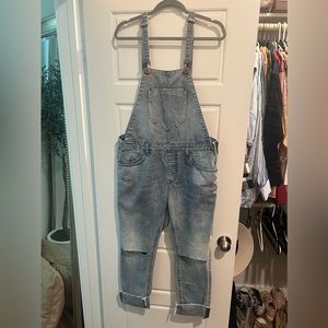 One Teaspoon ‘Free Love’ Denim Overalls